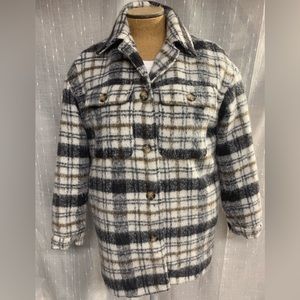 Universal Thread plaid shirt jacket sz XS